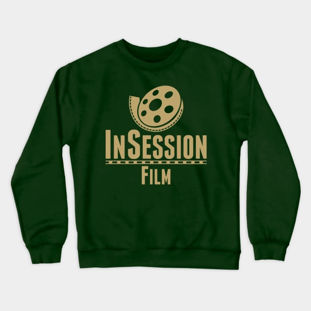 InSession Film Gold Logo Crewneck Sweatshirt by InSession Film